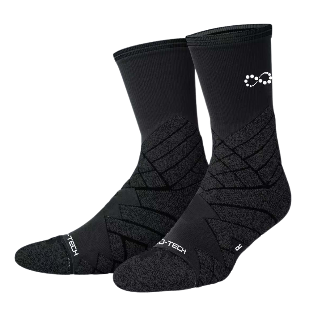 Pro-Tech Infiniti Black Compression Athletic Socks