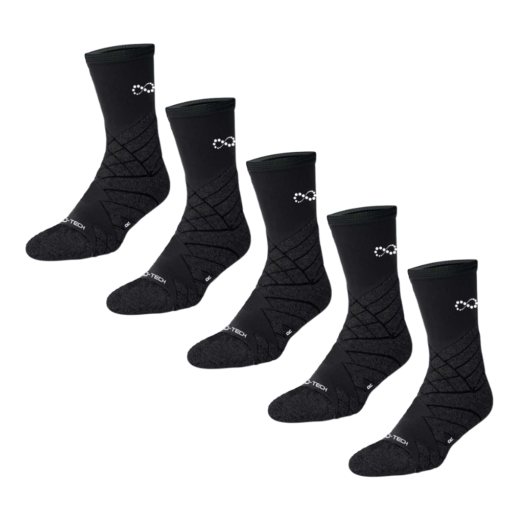 Pro-Tech Infiniti Black Compression Athletic Socks