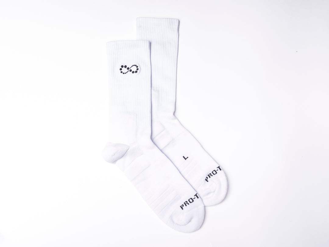 Pro-Tech Prime Performance White Sports Socks