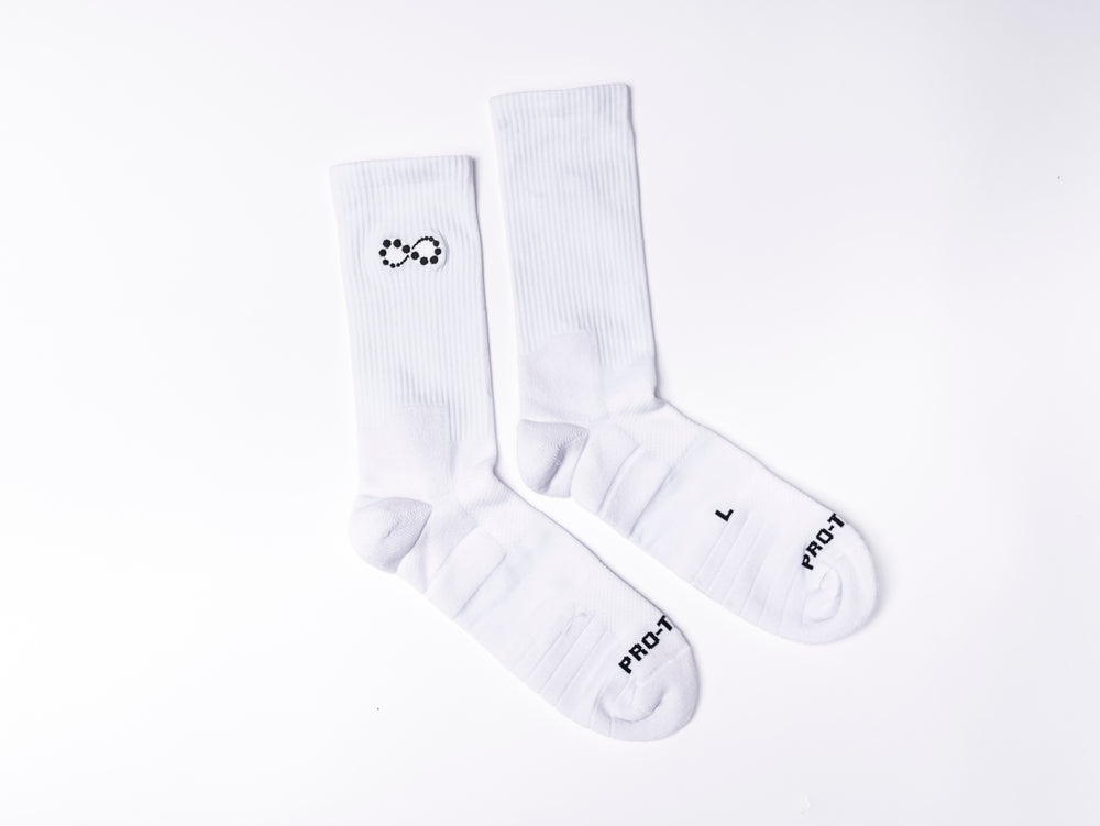 Pro-Tech Prime Performance White Athletic Socks