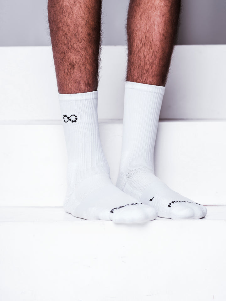 Pro-Tech Prime Performance White Sports Socks